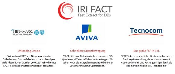 ❌ Beschleunigung von VLDB ❌ Paralleles Entladen von Oracle, DB2 und anderer Big Data Tabellen in Flat-Files ❗