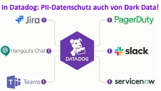 ❌ Datenschutz in Datadog ❌ Schnelles Data Discovery für bspw. Datenmaskierung von sensiblen PII in (auch) Dark Data ❗